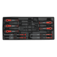 Sealey TBT23 Tool Tray with Scraper & Hook Set 9pc - TBT23 - Sealey Tools UK - Trade Counter Direct