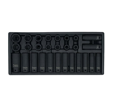 Sealey TBT24 Tool Tray with Impact Socket Set 28pc 1/2in Sq Drive - SLY-14388 - Sealey Tools UK - Trade Counter Direct