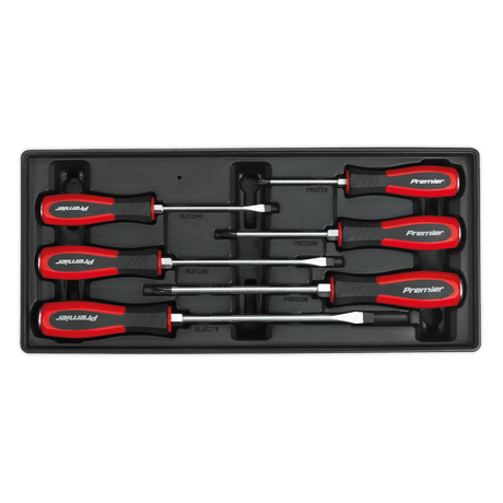 Sealey TBT29 Tool Tray with Hammer - Thru Screwdriver Set 6pc - TBT29 - Sealey Tools UK - Trade Counter Direct