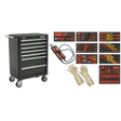 Sealey TBTECOMBO2 63pc Insulated Tool Kit with 7 Drawer Rollcab - TBTECOMBO2 - Sealey Tools UK - Trade Counter Direct
