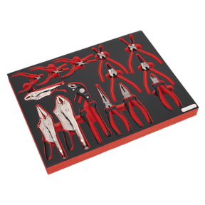 Sealey TBTP05 Tool Tray with Pliers Set 14pc - TBTP05 - Sealey Tools UK - Trade Counter Direct