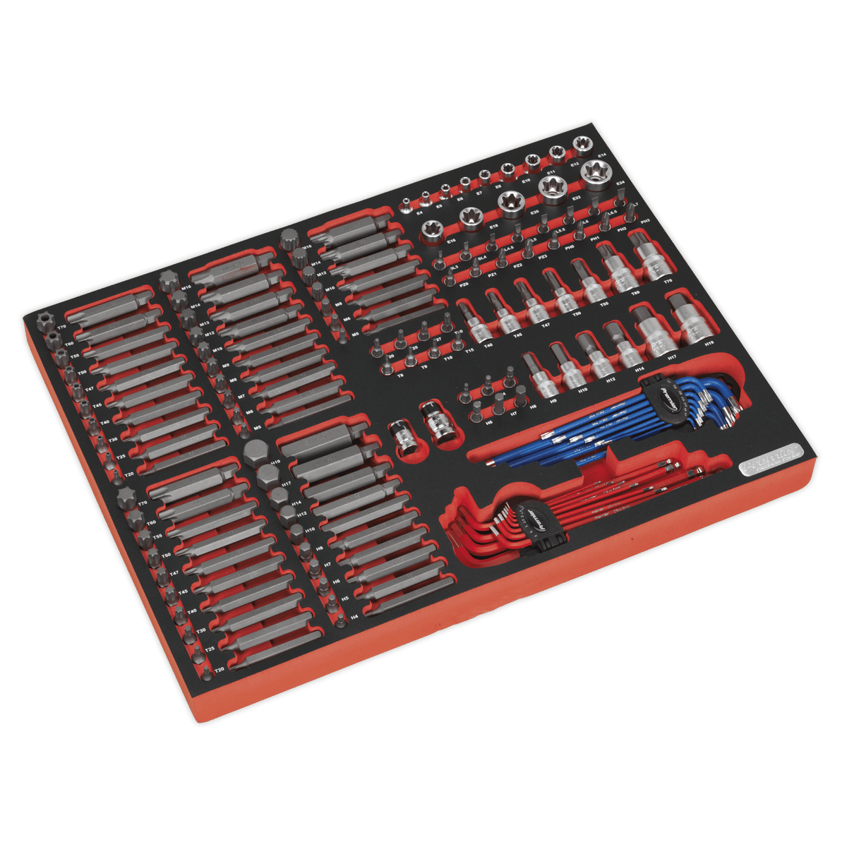 Sealey TBTP07 Tool Tray with Specialised Bits & Sockets 177pc - TBTP07 - Sealey Tools UK - Trade Counter Direct