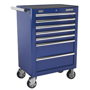 Sealey TBTPCOMBO5 Superline PRO® Tool Chest Combination 14 Drawer with 446pc Tool Kit - Blue - TBTPCOMBO5 - Sealey Tools UK - Trade Counter Direct