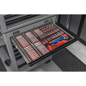 Sealey TBTPCOMBO6 Superline PRO® Tool Chest Combination 14 Drawer with 446pc Tool Kit - Grey - TBTPCOMBO6 - Sealey Tools UK - Trade Counter Direct