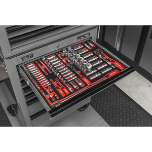 Sealey TBTPCOMBO6 Superline PRO® Tool Chest Combination 14 Drawer with 446pc Tool Kit - Grey - TBTPCOMBO6 - Sealey Tools UK - Trade Counter Direct