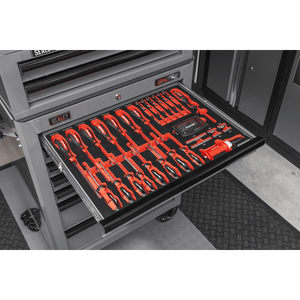 Sealey TBTPCOMBO6 Superline PRO® Tool Chest Combination 14 Drawer with 446pc Tool Kit - Grey - TBTPCOMBO6 - Sealey Tools UK - Trade Counter Direct