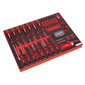 Sealey TBTPCOMBO6 Superline PRO® Tool Chest Combination 14 Drawer with 446pc Tool Kit - Grey - TBTPCOMBO6 - Sealey Tools UK - Trade Counter Direct