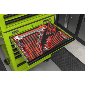 Sealey TBTPCOMBO7 Superline PRO® Tool Chest Combination 14 Drawer with 446pc Tool Kit - Green - TBTPCOMBO7 - Sealey Tools UK - Trade Counter Direct