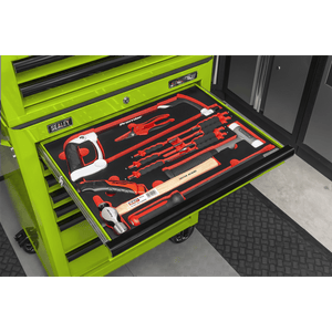 Sealey TBTPCOMBO7 Superline PRO® Tool Chest Combination 14 Drawer with 446pc Tool Kit - Green - TBTPCOMBO7 - Sealey Tools UK - Trade Counter Direct