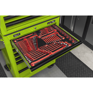 Sealey TBTPCOMBO7 Superline PRO® Tool Chest Combination 14 Drawer with 446pc Tool Kit - Green - TBTPCOMBO7 - Sealey Tools UK - Trade Counter Direct