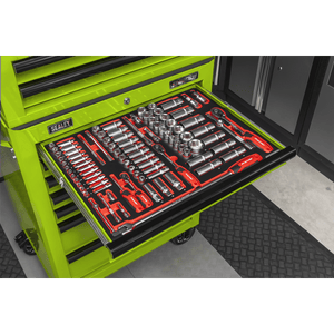 Sealey TBTPCOMBO7 Superline PRO® Tool Chest Combination 14 Drawer with 446pc Tool Kit - Green - TBTPCOMBO7 - Sealey Tools UK - Trade Counter Direct