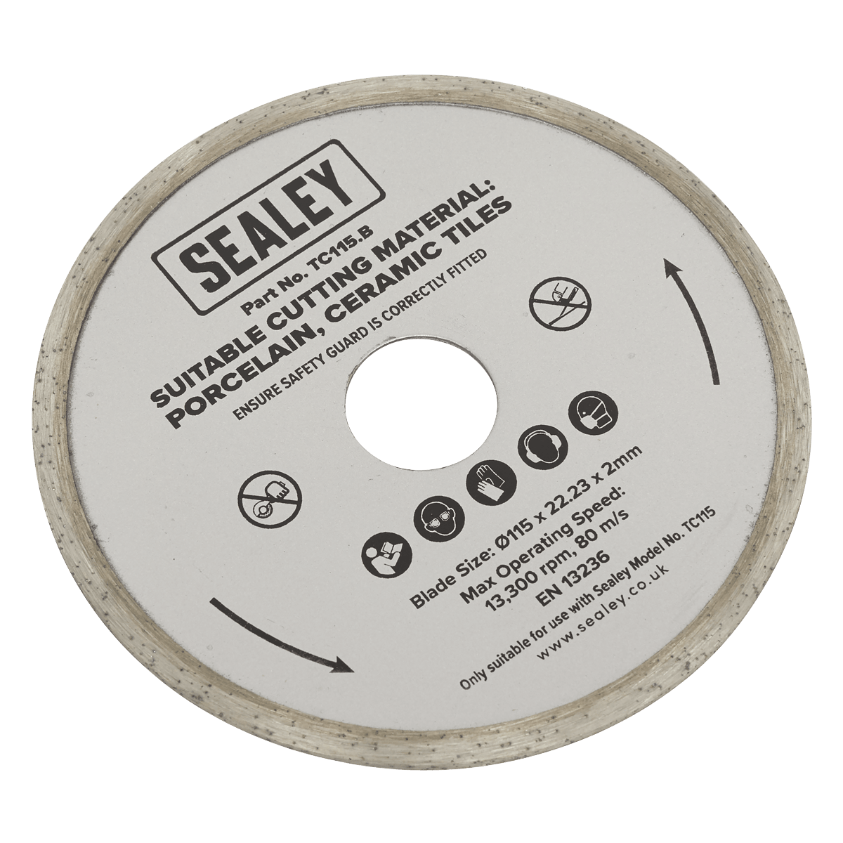Sealey TC115.B Replacement Blade for TC115 Tile Cutter - TC115.B - Sealey Tools UK - Trade Counter Direct