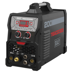 Sealey TIGACDC200 TIG/MMA AC/DC Pulse Inverter Welder 200A/230V - TIGACDC200 - Sealey Tools UK - Trade Counter Direct