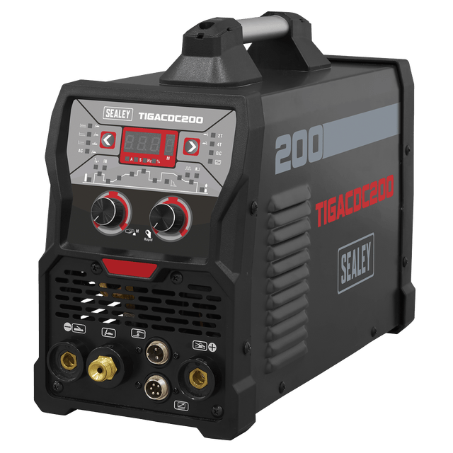 Sealey TIGACDC200 TIG/MMA AC/DC Pulse Inverter Welder 200A/230V - TIGACDC200 - Sealey Tools UK - Trade Counter Direct
