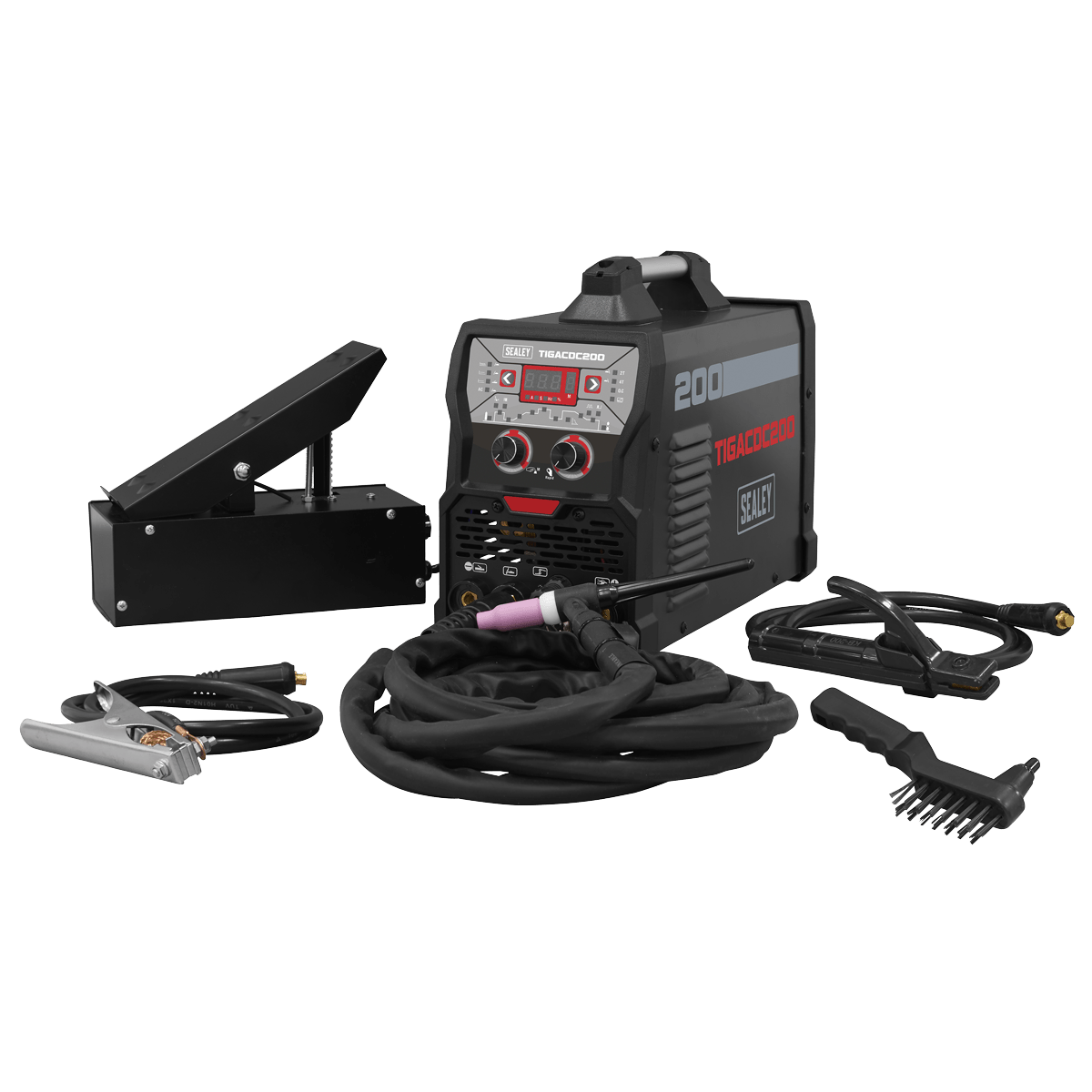 Sealey TIGACDC200 TIG/MMA AC/DC Pulse Inverter Welder 200A/230V - TIGACDC200 - Sealey Tools UK - Trade Counter Direct