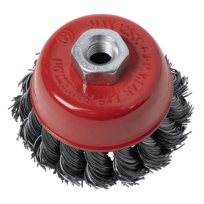 Sealey TKCB652 65mm Twist Knot Wire Cup Brush M10 x 1.25mm - TKCB652 - Sealey Tools UK - Trade Counter Direct