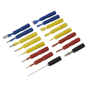 Sealey TLCS01 Test Lead Connector Set 16pc - TLCS01 - Sealey Tools UK - Trade Counter Direct