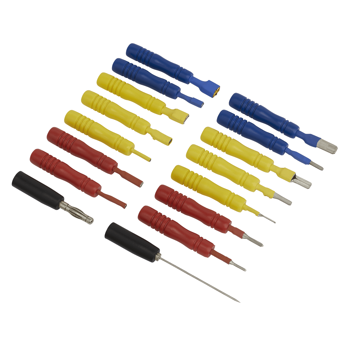 Sealey TLCS01 Test Lead Connector Set 16pc - TLCS01 - Sealey Tools UK - Trade Counter Direct