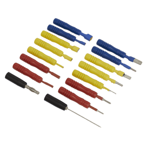 Sealey TLCS01 Test Lead Connector Set 16pc - TLCS01 - Sealey Tools UK - Trade Counter Direct