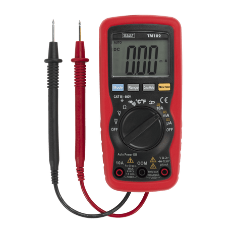 Sealey TM102 8-Function Professional Auto-Ranging Digital Multimeter - TM102 - Sealey Tools UK - Trade Counter Direct