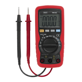 Sealey TM103 Professional Auto - Ranging Digital Multimeter - 11 - Function - TM103 - Sealey Tools UK - Trade Counter Direct