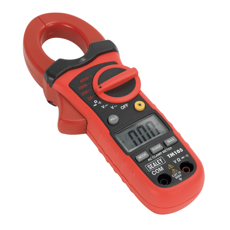 Sealey TM105 6-Function Professional Auto-Ranging Digital Clamp Meter NCVD - TM105 - Sealey Tools UK - Trade Counter Direct