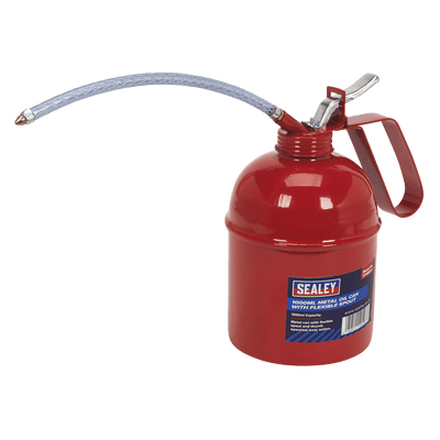Sealey TP1000 Metal Oil Can with Flexible Spout 1000ml - TP1000 - Sealey Tools UK - Trade Counter Direct
