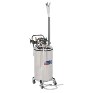 Sealey TP201 Stainless Steel Fuel Tank Drainer 90L - TP201 - Sealey Tools UK - Trade Counter Direct