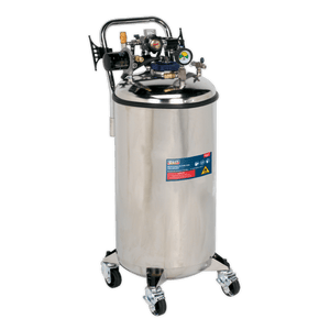 Sealey TP201 Stainless Steel Fuel Tank Drainer 90L - TP201 - Sealey Tools UK - Trade Counter Direct