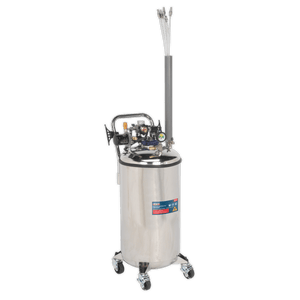 Sealey TP201 Stainless Steel Fuel Tank Drainer 90L - TP201 - Sealey Tools UK - Trade Counter Direct