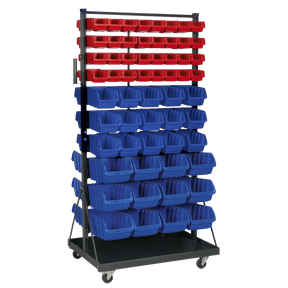 Sealey TPS118 Mobile Bin Storage System with 118 Bins - TPS118 - Sealey Tools UK - Trade Counter Direct