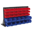 Sealey TPS1218 Bin Storage System Bench Mounting 30 Bins - TPS1218 - Sealey Tools UK - Trade Counter Direct
