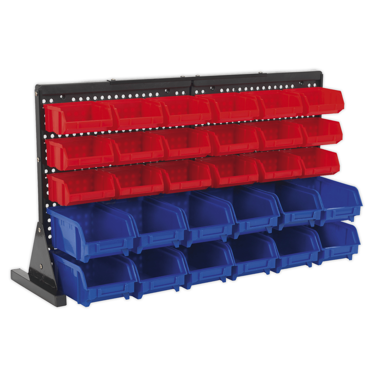 Sealey TPS1218 Bin Storage System Bench Mounting 30 Bins - TPS1218 - Sealey Tools UK - Trade Counter Direct