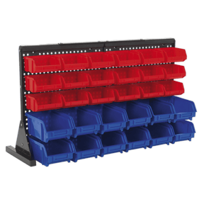 Sealey TPS1218 Bin Storage System Bench Mounting 30 Bins - TPS1218 - Sealey Tools UK - Trade Counter Direct