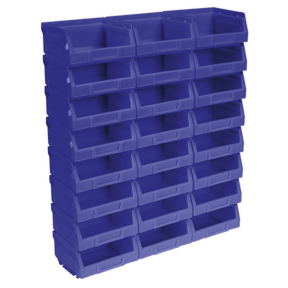 Sealey TPS124B Plastic Storage Bin 105 x 85 x 55mm - Blue Pack of 24 - TPS124B - Sealey Tools UK - Trade Counter Direct