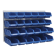 Sealey TPS131 Bin & Panel Combination 24 Bins - Blue - TPS131 - Sealey Tools UK - Trade Counter Direct