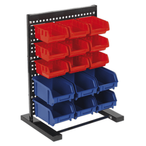 Sealey TPS1569 Bin Storage System Bench Mounting 15 Bin - TPS1569 - Sealey Tools UK - Trade Counter Direct