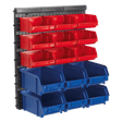 Sealey TPS1569WM Wall Mounting Bin Storage System with 15 Bins - TPS1569WM - Sealey Tools UK - Trade Counter Direct