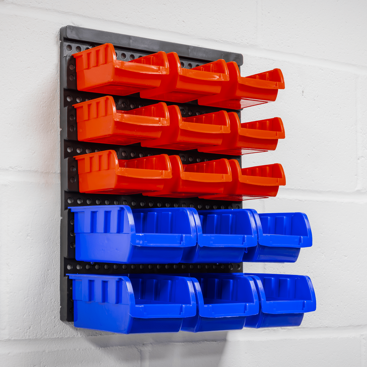 Sealey TPS1569WM Wall Mounting Bin Storage System with 15 Bins - TPS1569WM - Sealey Tools UK - Trade Counter Direct