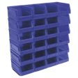 Sealey TPS224B Plastic Storage Bin 105 x 165 x 85mm - Blue Pack of 24 - TPS224B - Sealey Tools UK - Trade Counter Direct