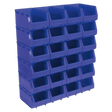 Sealey TPS324B Plastic Storage Bin 150 x 240 x 130mm, Blue - Pack of 24 - TPS324B - Sealey Tools UK - Trade Counter Direct