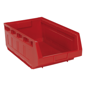 Sealey TPS56R Plastic Storage Bin 310 x 500 x 190mm, Red - Pack of 6 - TPS56R - Sealey Tools UK - Trade Counter Direct
