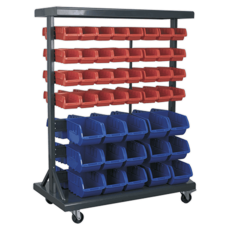 Sealey TPS94 Mobile Bin Storage System with 94 Bins - TPS94 - Sealey Tools UK - Trade Counter Direct