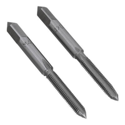 Sealey TSM4 Tap Set 2pc (Taper & Plug) M4 x 0.7mm - TSM4 - Sealey Tools UK - Trade Counter Direct