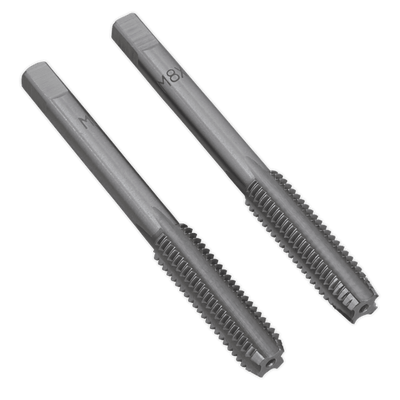 Sealey TSM8 Tap Set 2pc (Taper & Plug) M8 x 1.25mm - TSM8 - Sealey Tools UK - Trade Counter Direct