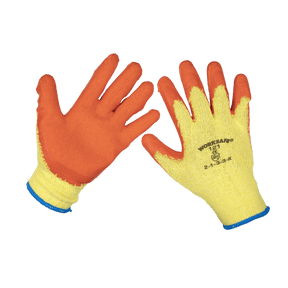 Sealey TSP121XL/6 Super Grip Knitted Gloves Latex Palm (X - Large) - Pack of 6 Pairs - TSP121XL/6 - Sealey Tools UK - Trade Counter Direct