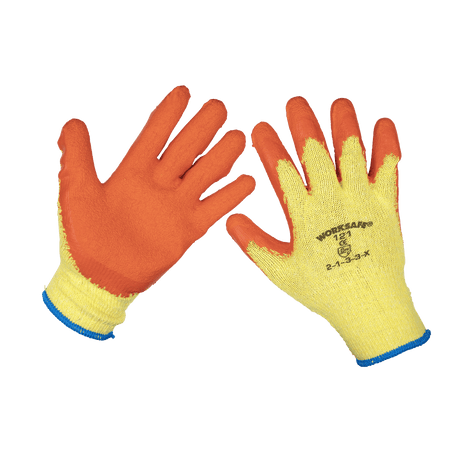 Sealey TSP121XL/6 Super Grip Knitted Gloves Latex Palm (X - Large) - Pack of 6 Pairs - TSP121XL/6 - Sealey Tools UK - Trade Counter Direct