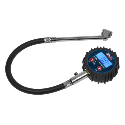 Sealey TST003 Digital Tyre Pressure Gauge with Twin Push - On Connector - TST003 - Sealey Tools UK - Trade Counter Direct