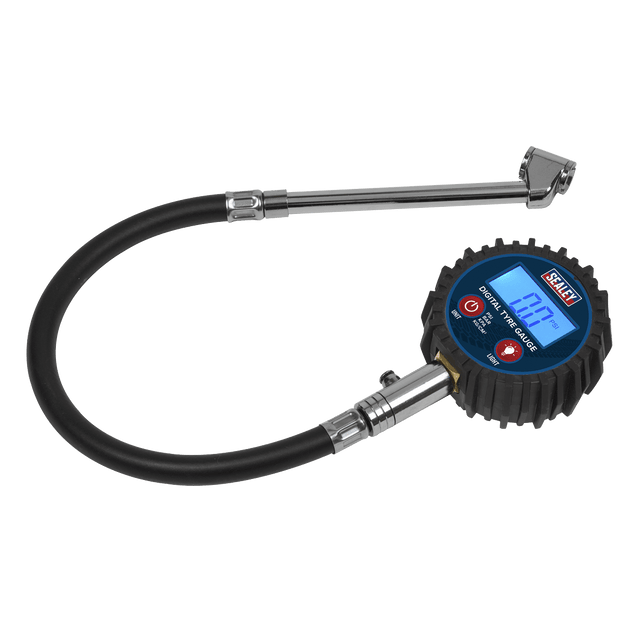 Sealey TST003 Digital Tyre Pressure Gauge with Twin Push - On Connector - TST003 - Sealey Tools UK - Trade Counter Direct