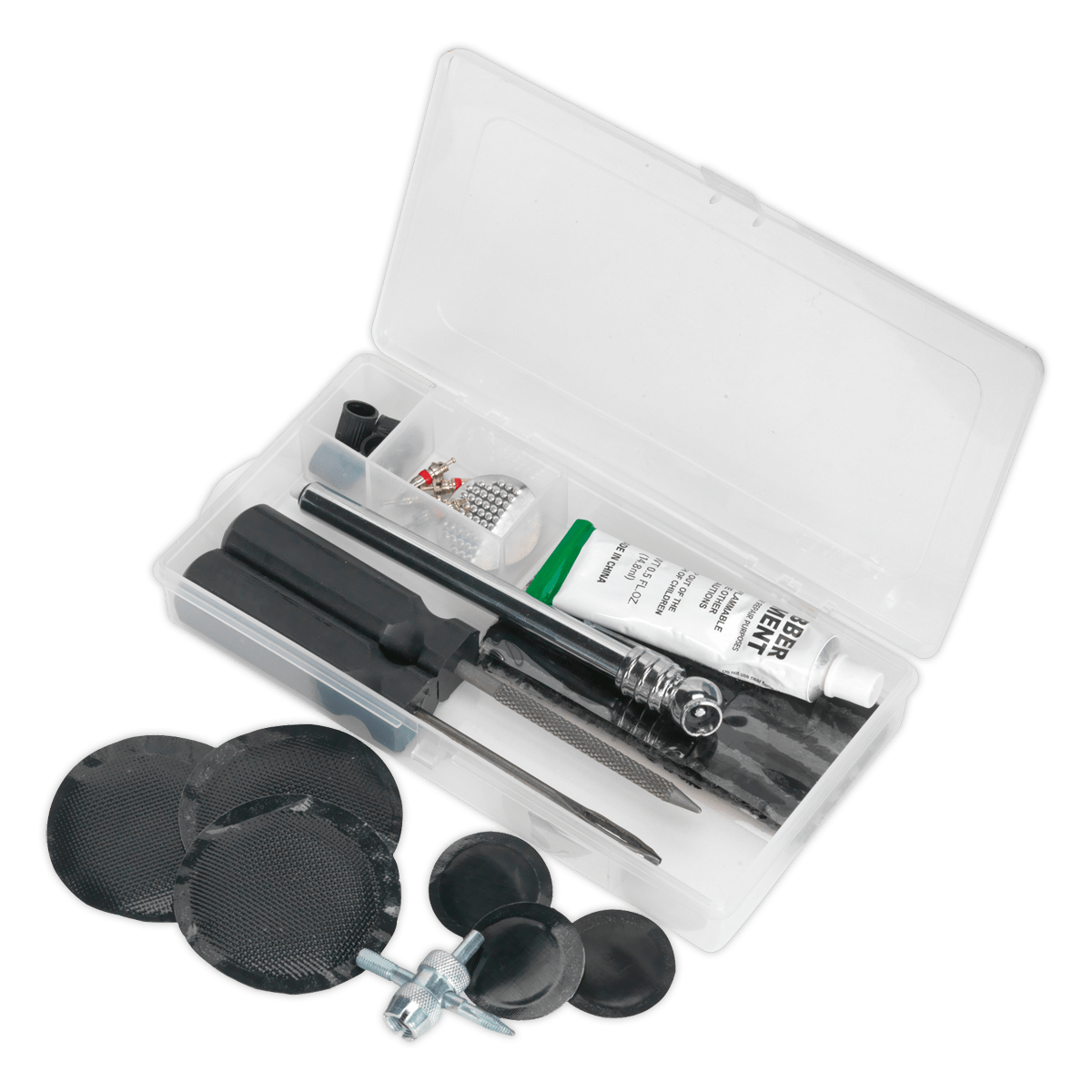 Sealey TST09 Temporary Puncture Repair & Service Kit - TST09 - Sealey Tools UK - Trade Counter Direct